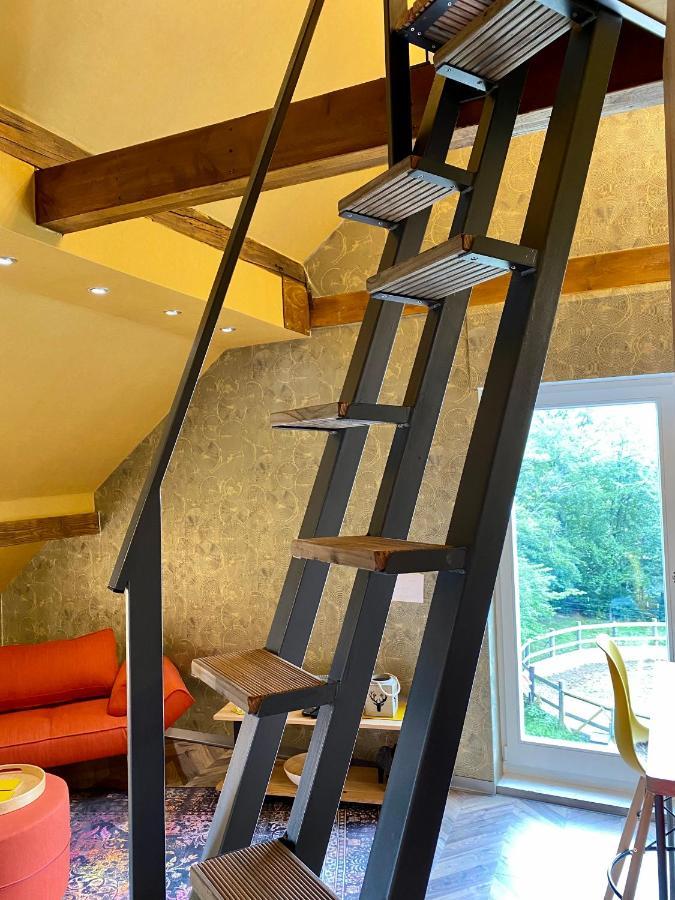Hof Vierzehnender Im Hohen Venn - 70Qm Maisonette - 2 Schlafzimmer - Wohnkueche - Balkon Mit Grill - Monschau - Eifel - Hunde Willkommen - Islandpferde Exteriör bild