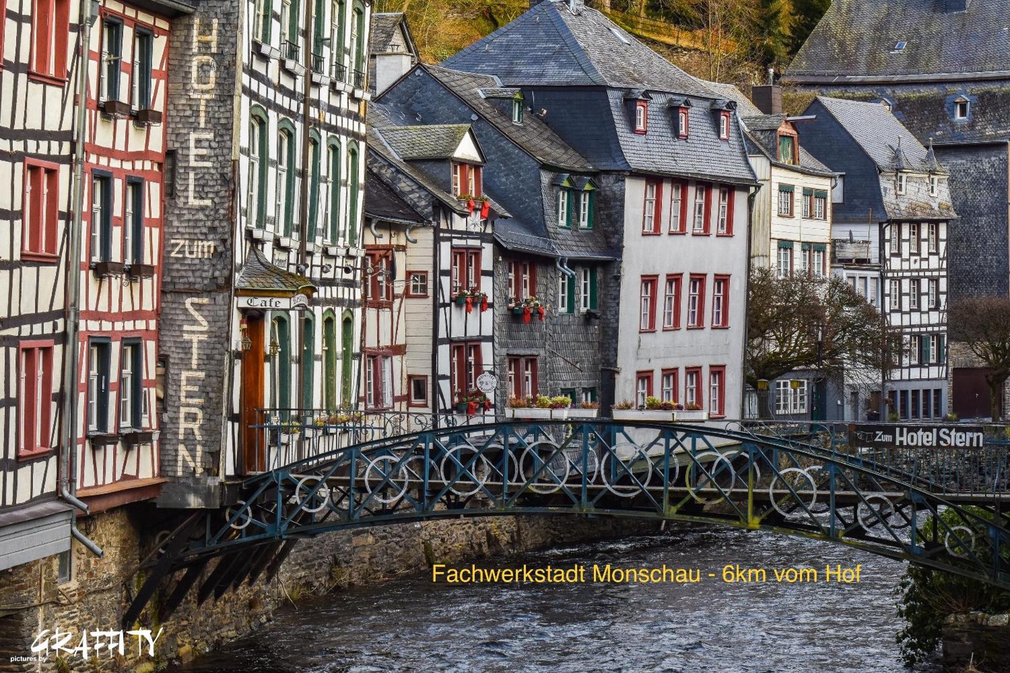 Hof Vierzehnender Im Hohen Venn - 70Qm Maisonette - 2 Schlafzimmer - Wohnkueche - Balkon Mit Grill - Monschau - Eifel - Hunde Willkommen - Islandpferde Exteriör bild